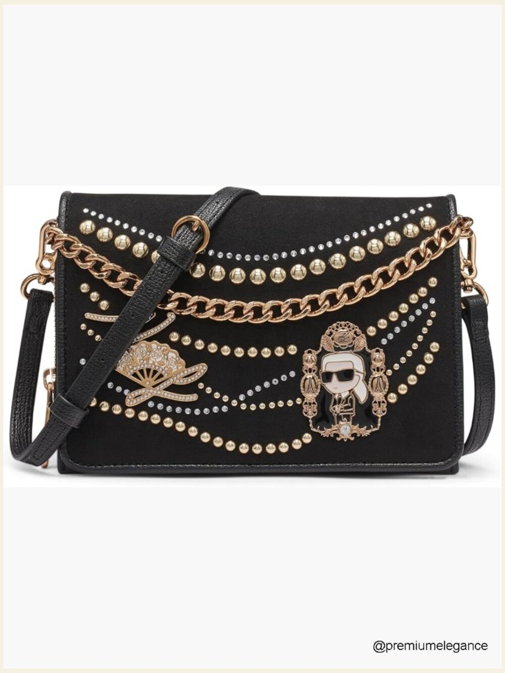 Pearl Embellished Crossbody Bag - Everyday Travel Accessory